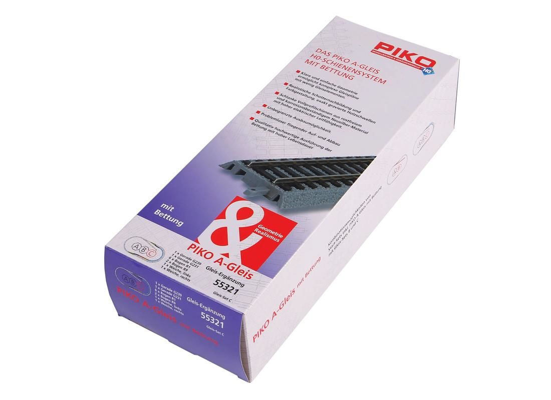 Zestaw torów A-Gleis z podsypką - PIKO 55321