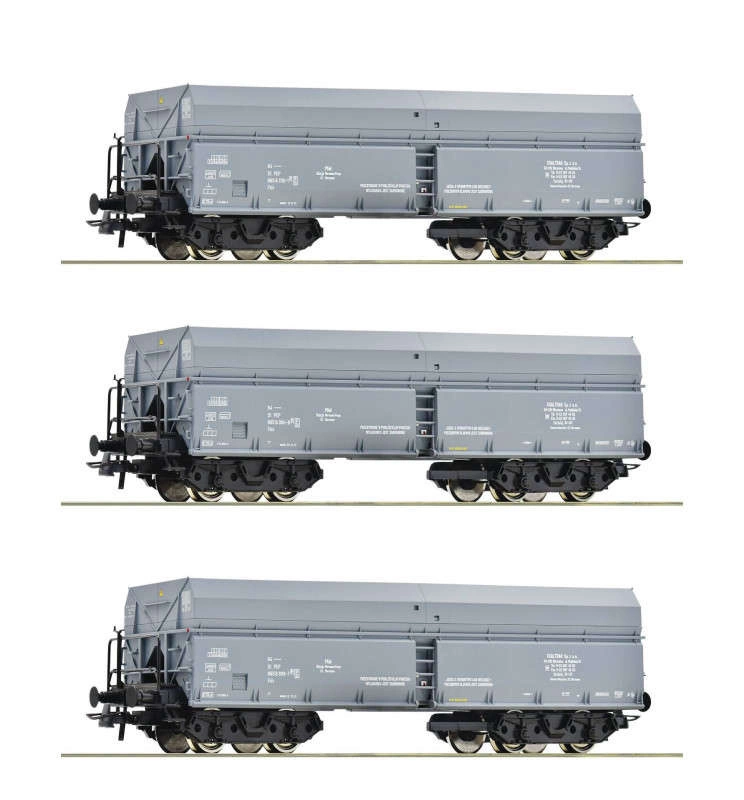 Zestaw 3 wagonów samowyładowczych PKP - Roco 76008