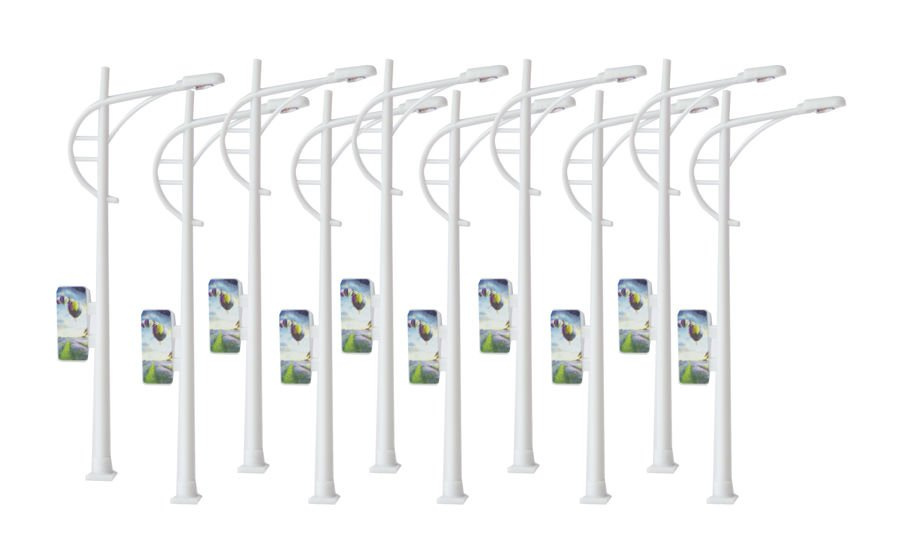 Lampa na makietę 11 cm - 10szt