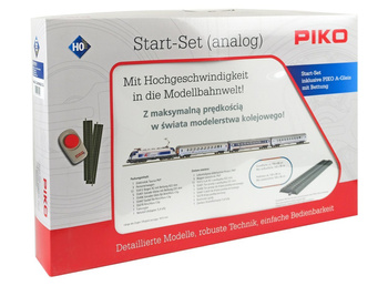 Zestaw Startowy Osobowy Elektrowóz Husarz - Piko 97931
