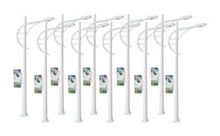 Lampa na makietę 11 cm - 10szt