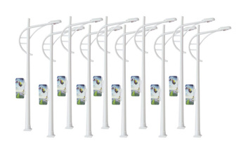 Lampa na makietę 11 cm - 10szt