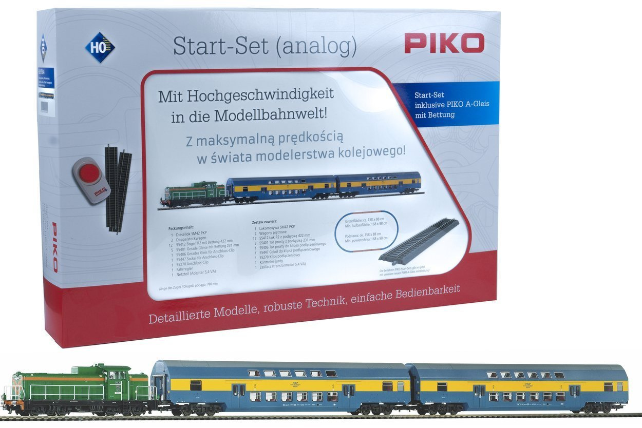 PIKO 97934 - Zestaw startowy SM42 i 2 wagony
