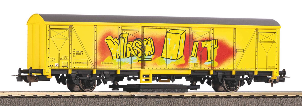 Wagon kryty czyszczący z graffiti -Piko 54309